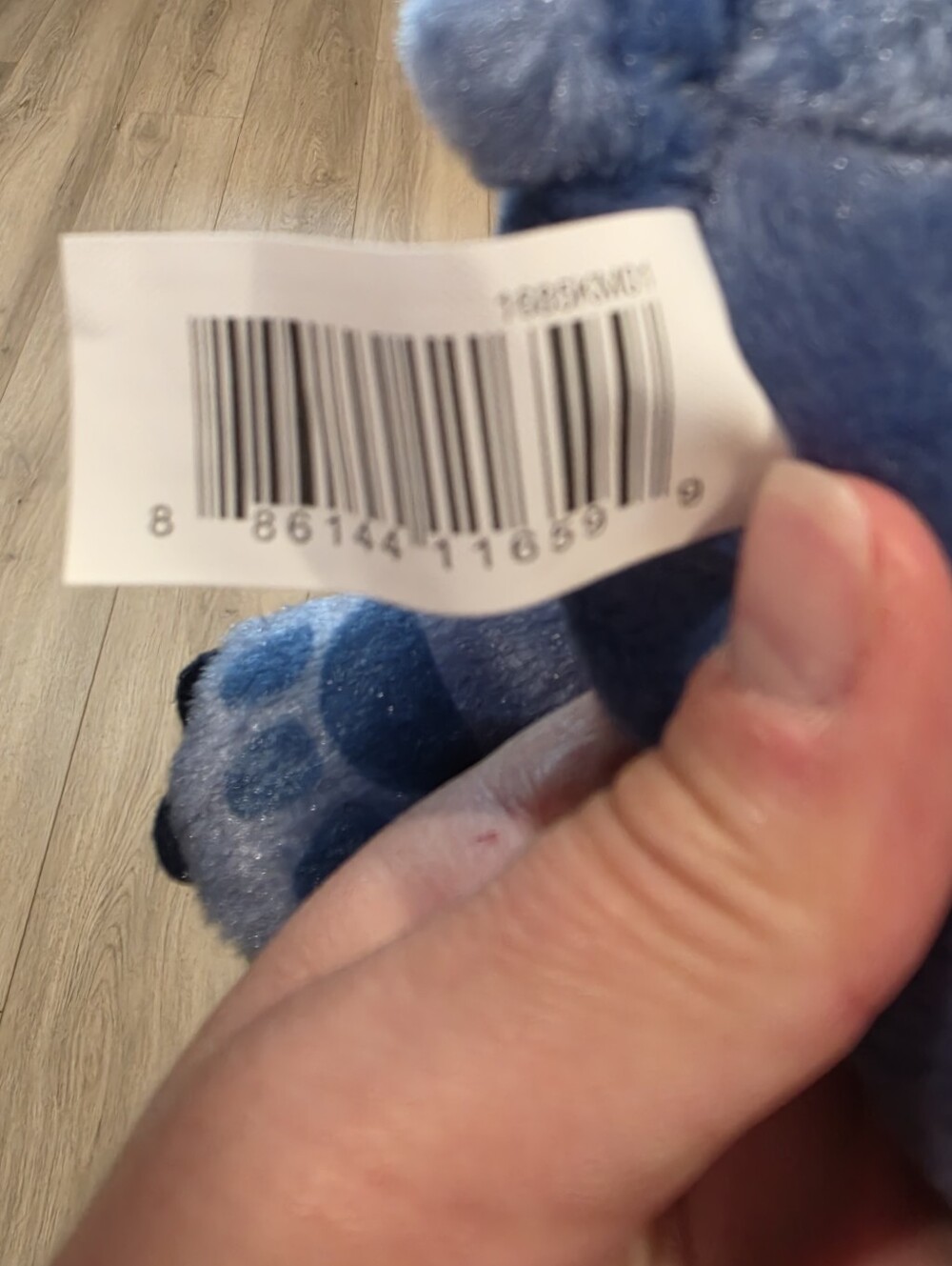 Disney Lilo & Stitch Plush Stuffed Animal Blue Just Play Large - Picture 3 of 3